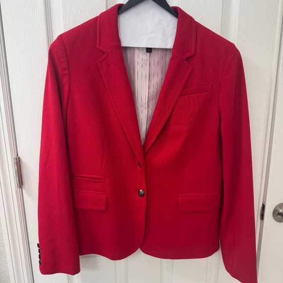 Banana Republic Factory Red Tailored Blazer – Size 14 - Picture 1 of 4